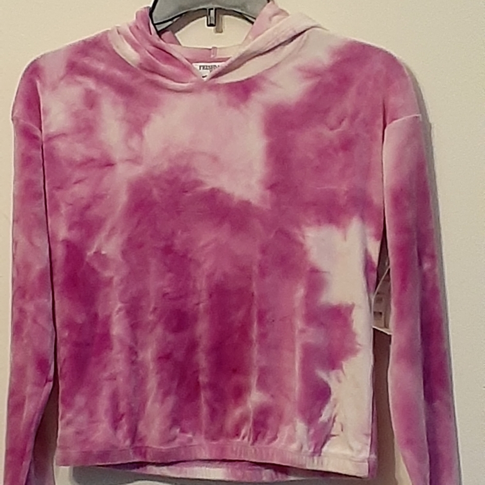 Freshman 2pc Pink Tie Dye Sweatshirt size  large 10/12